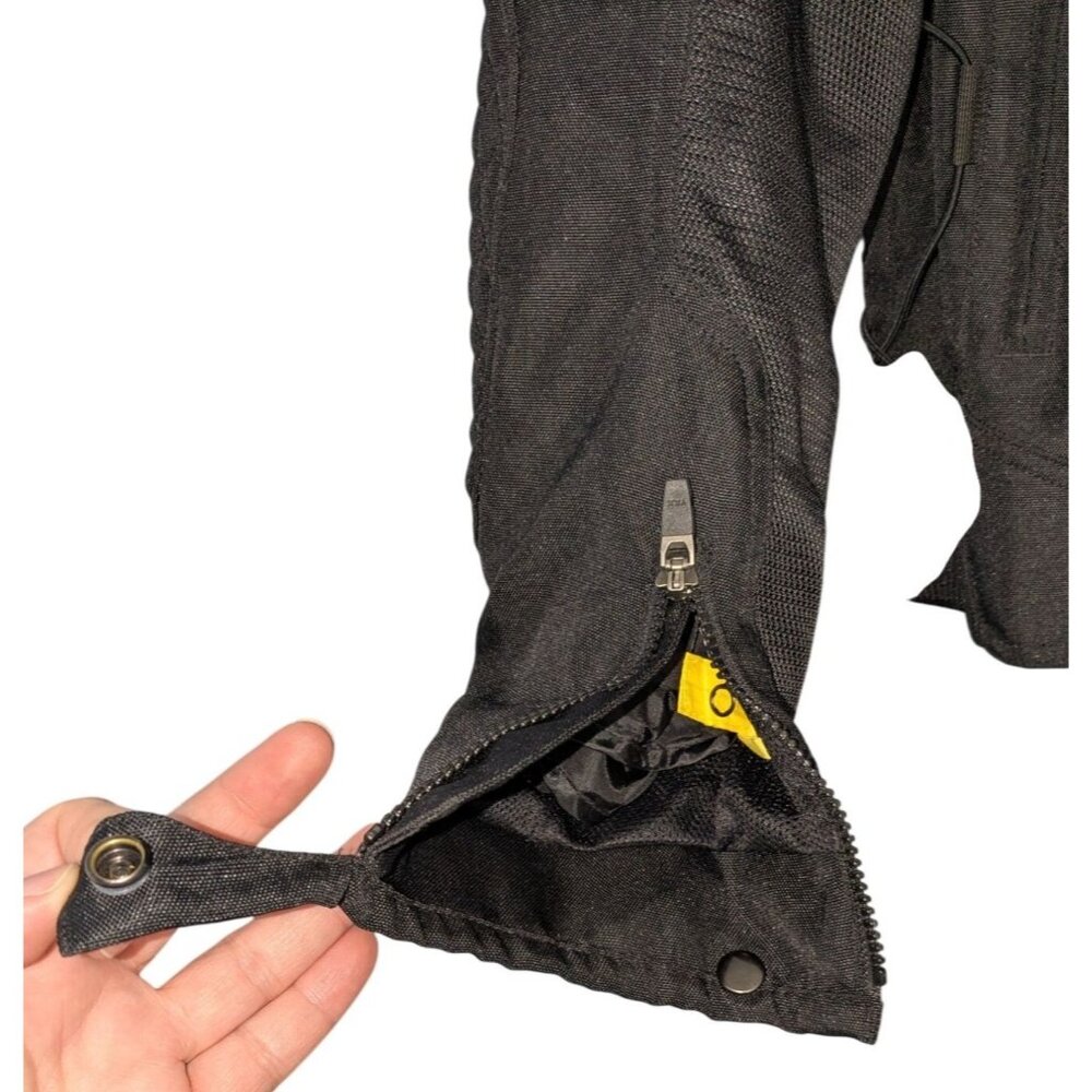 Scorpion Exo Women Blk Motorcycle Jacket Lg Quilted Zippered Cuffs liner - Picture 7 of 16